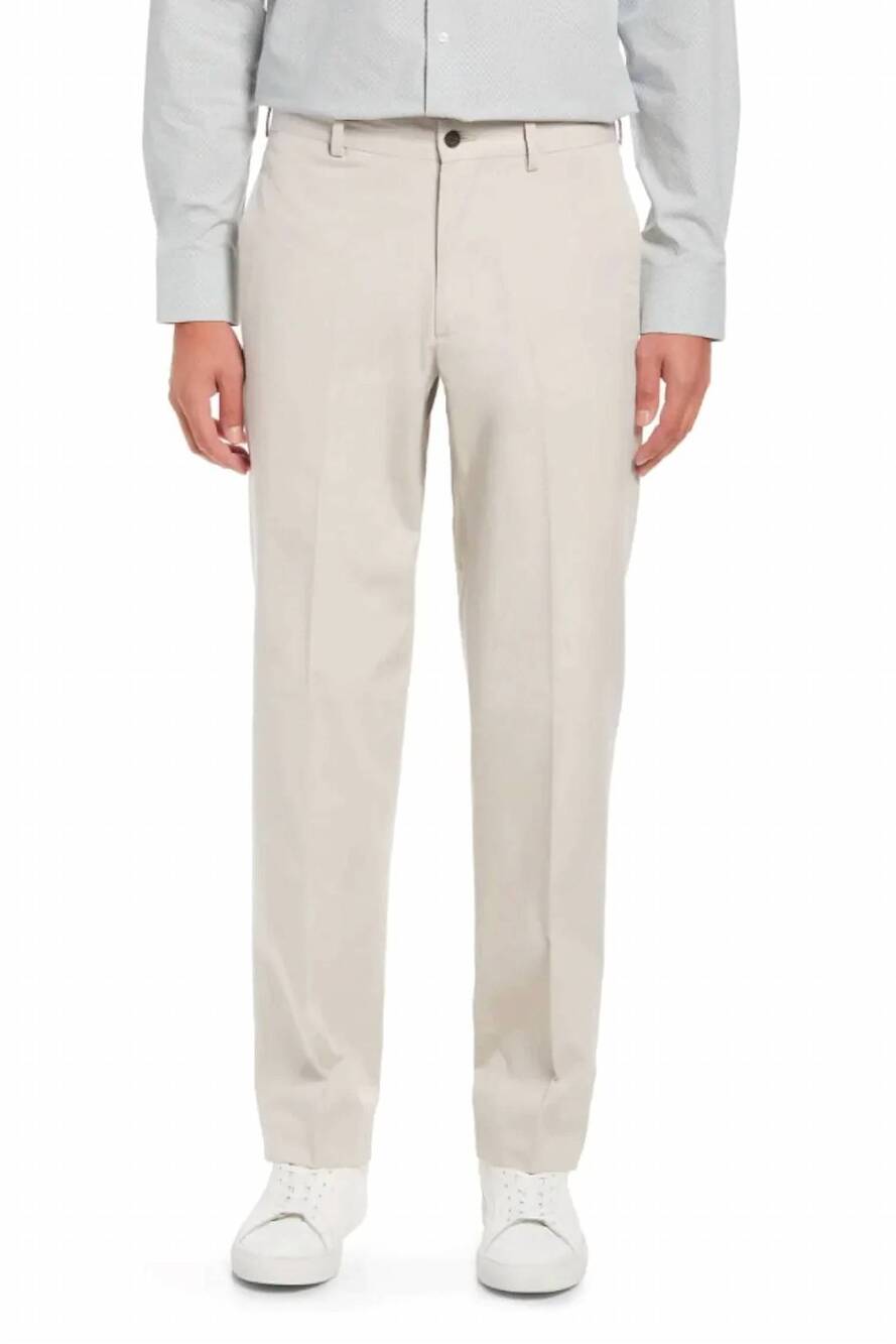 NEW CHARLESTON KHAKIS sumpter flat front washed poplin pant in stone